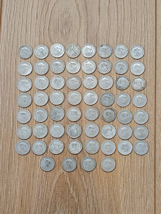 Lote 60 monedas 10 céntimos 1959