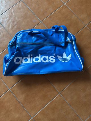 Bolsa Deporte Adidas Vintage Azul