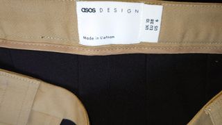 Minifalda de sastre negra de tablas. (Talla 38)