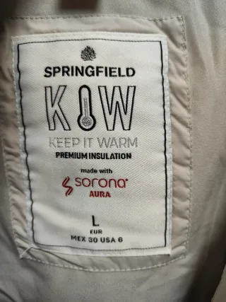 Parka mujer beige Talla L