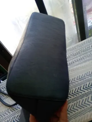 Bolso de mano azul oscuro