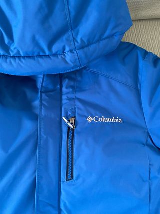 Piumino da sci per bambini Columbia blu