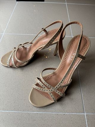 Lotto di scarpe col tacco eleganti di marca