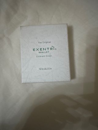 Portafogli Exentri RFID Block in smeraldo