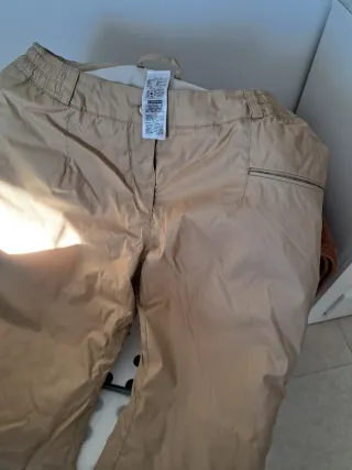 Pantalón de nieve beige