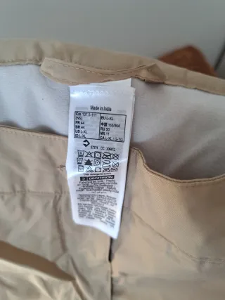 Pantalón de nieve beige