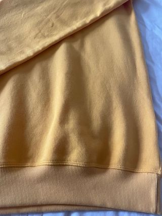 Sudadera Fila XL Amarilla Felpa Interior Nueva