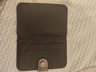 Portafogli in pelle effetto serpente