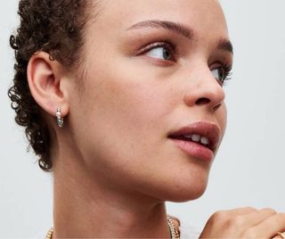 Pendientes Aro Pandora Perlas Plata