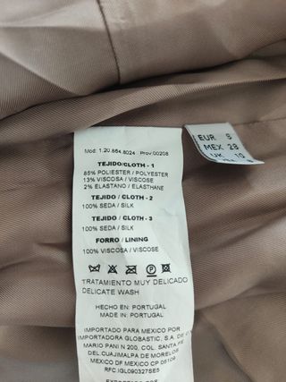 Top fiesta Roberto Verino beige y negro