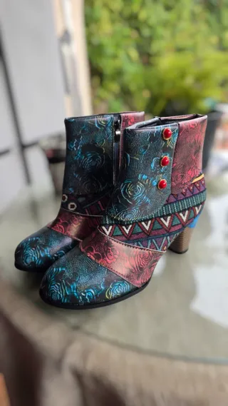 Stivaletti Eleganti da Donna Multicolor