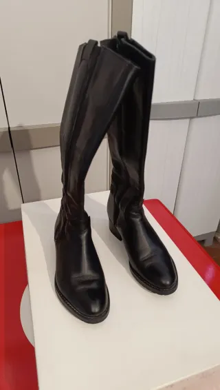 Stivali donna in pelle n.36