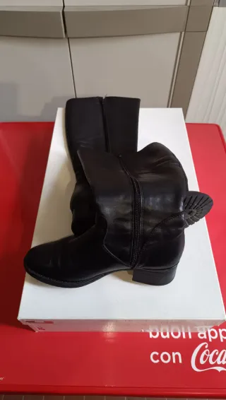 Stivali donna in pelle n.36