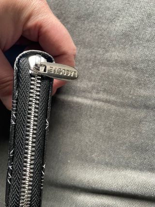 Portafogli Nero con Design Geometrico