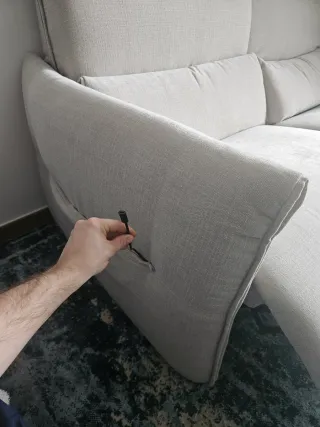 Sofá Natuzzi Eléctrico Relax Wellbe Beige