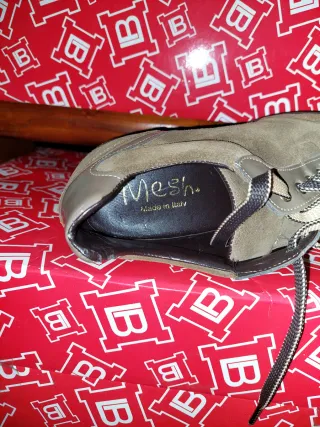 Scarpe donna con zeppa scamosciate colore castoro