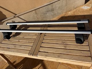 Barras techo y porta esquís universales