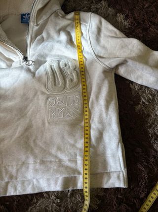 Sudadera Adidas Beige Mujer