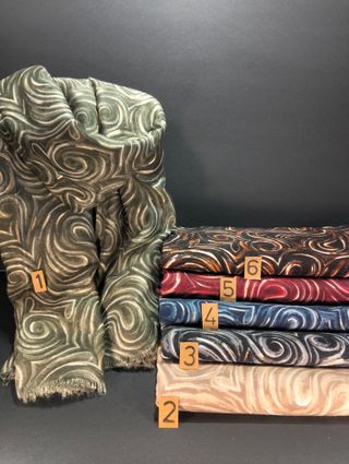 Pañuelo estampado de remolinos