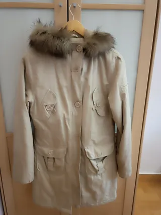 Abrigo FORMULA JOVEN marrón talla 40