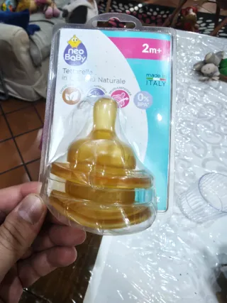 Neo Baby Tettarella in Silicone Naturale 2m+