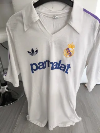 Camiseta Real Madrid 85/86 Sanchís Talla 6