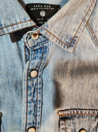 Camisa vaquera Zara hombre Talla S