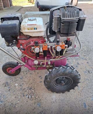 Compresor de aire con ruedas