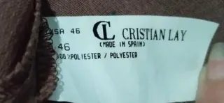 Conjunto blusa y falda pinzas