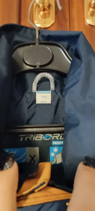 Impermeabile per bambini blu taglia 12 anni