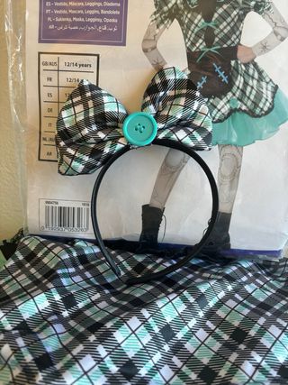 Disfarce Dark Doll 12/14 anos Novo