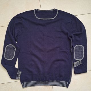 Cardigan IDo bambino blu con toppe