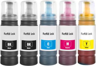 NUEVO Pack 5 Botellas Tinta Epson E104 EcoTank