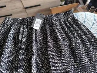 Falda plisada estampada