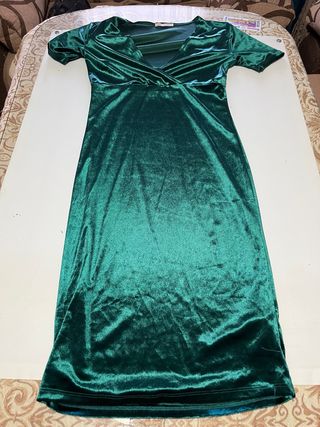 Vestido Terciopelo Zara Talla M