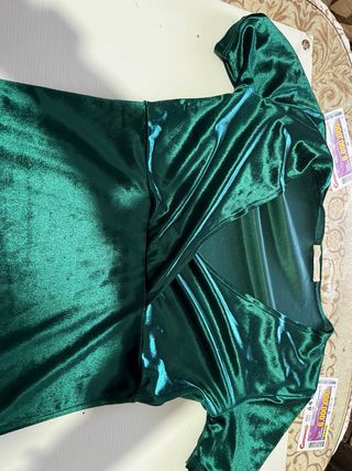 Vestido Terciopelo Zara Talla M