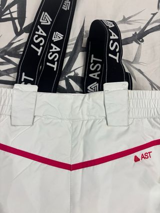 Completo sci AST bimba rosa e bianco taglia 9-10aa