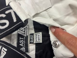 Completo sci AST bimba rosa e bianco taglia 9-10aa