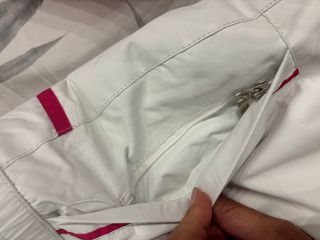 Completo sci AST bimba rosa e bianco taglia 9-10aa