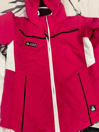 Completo sci AST bimba rosa e bianco taglia 9-10aa