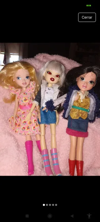 Lotto di 7 bambole diverse