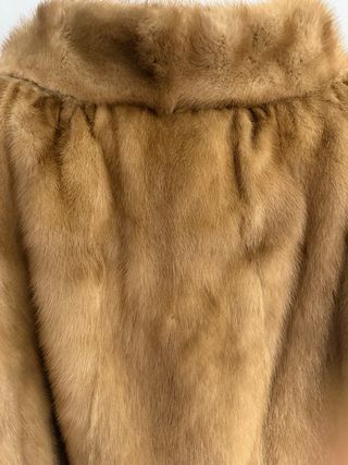 Chaquetón pelo cuello años 50