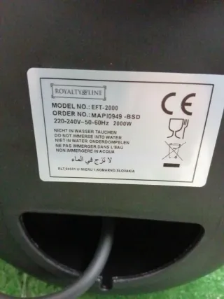 Friggitrice elettrica 2000W