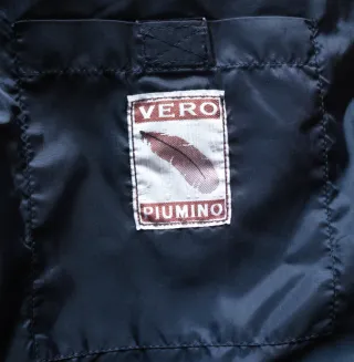 Giacca Vintage Nera Trapuntata