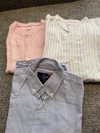 Lote 3 Camicie Bambino Taglia 5-6 Anni