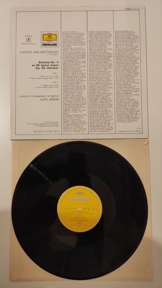 Vinilo Beethoven Sinfonía N.3 Heroica