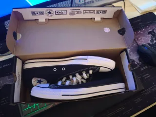 Zapatillas Converse Hombre Negras y Blancas