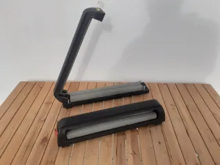 PORTAESQUIES para BACA de coche. Para 4 esquies.