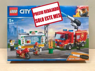 LEGO RESCATE DEL INCENDIO EN LA HAMBURGUESERÍA