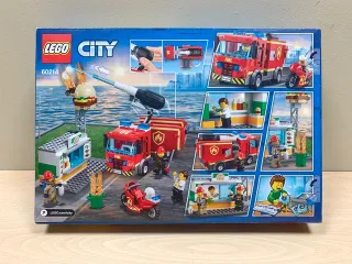LEGO RESCATE DEL INCENDIO EN LA HAMBURGUESERÍA